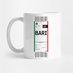 Boarding pass for Bari Mug